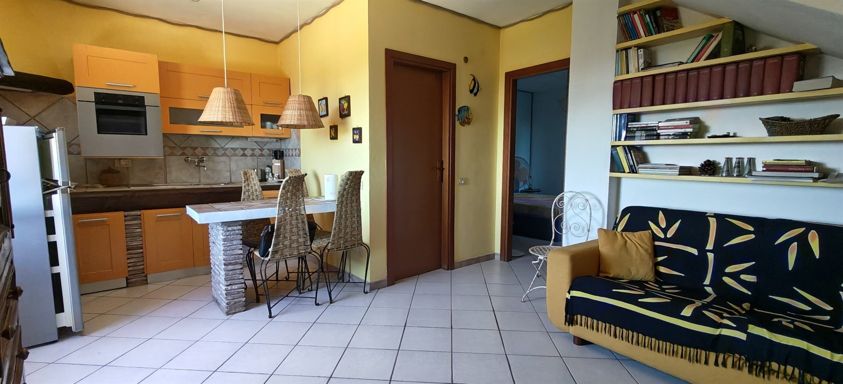 Bilocale ristrutturato con vista panoramica